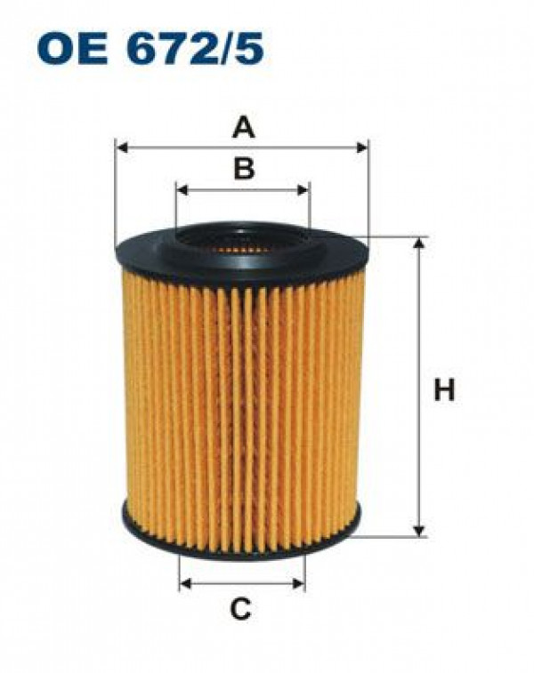 FILTRON OE672/5 - Ölfilter