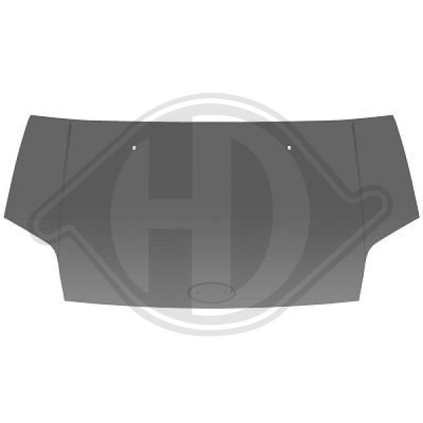 DIEDERICHS 1454600 - Motorhaube