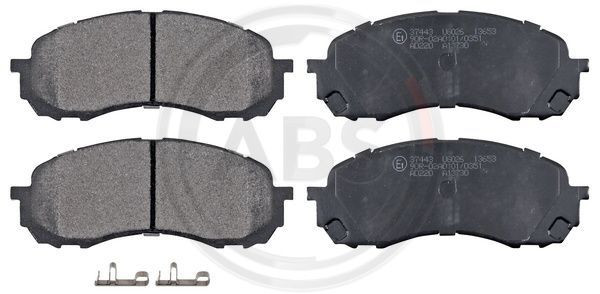 A.B.S. 37443 - Bremsbelagsatz, Scheibenbremse