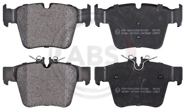 A.B.S. 35152 - Bremsbelagsatz, Scheibenbremse