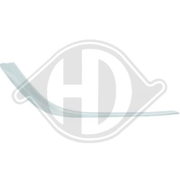 DIEDERICHS 1807162 - Zier-/Schutzleiste, Stoßfänger