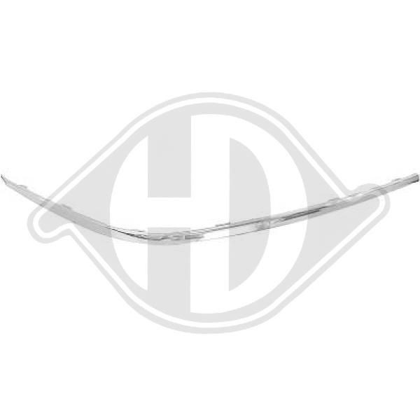 DIEDERICHS 1243043 - Zier-/Schutzleiste, Stoßfänger