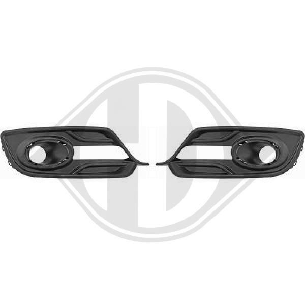 DIEDERICHS 4466047 - Lüftungsgitter, Stoßfänger