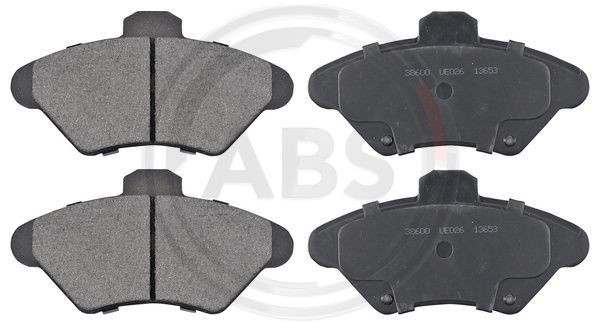 A.B.S. 38600 - Bremsbelagsatz, Scheibenbremse