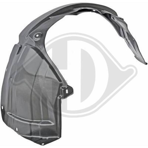 DIEDERICHS 6433008 - Verkleidung, Radhaus