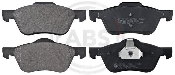 A.B.S. 37210 - Bremsbelagsatz, Scheibenbremse