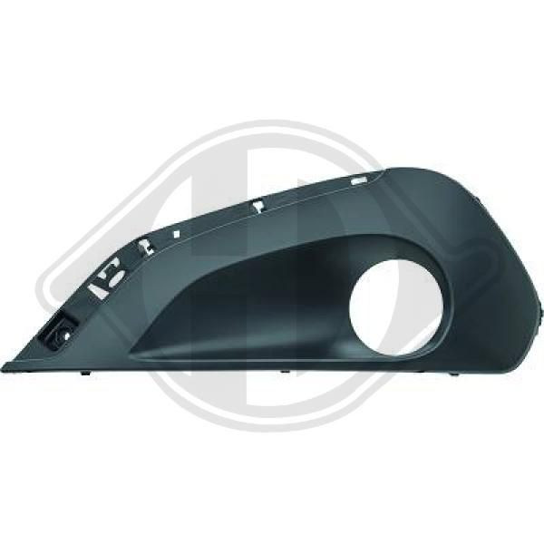 DIEDERICHS 4227147 - Lüftungsgitter, Stoßfänger