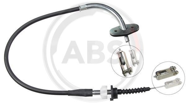 A.B.S. K28730 - Seilzug, Kupplungsbetätigung
