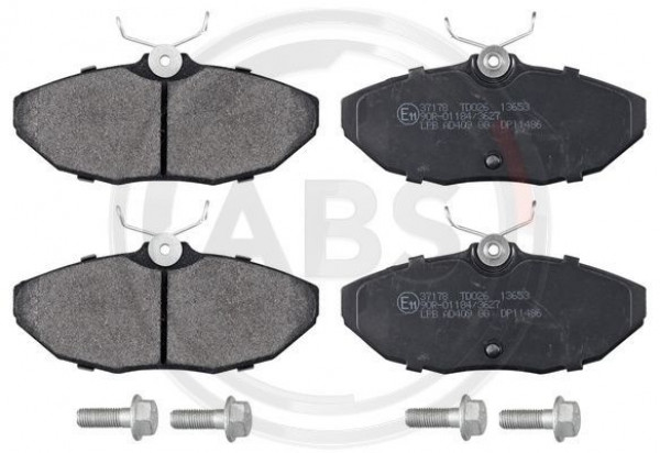 A.B.S. 37178 - Bremsbelagsatz, Scheibenbremse