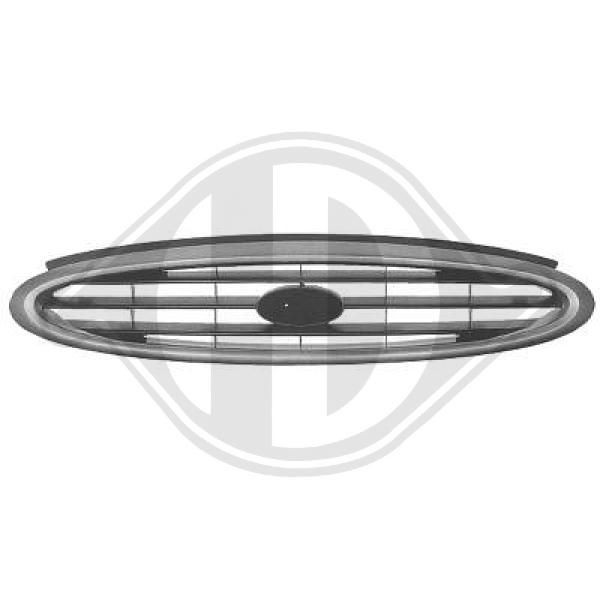 DIEDERICHS 1426041 - Kühlergitter