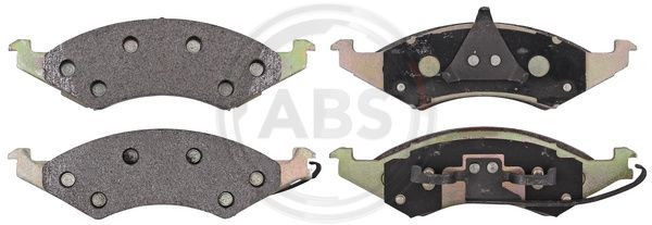 A.B.S. 38421 - Bremsbelagsatz, Scheibenbremse