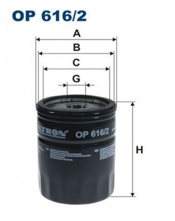 FILTRON OP616/2 - Ölfilter