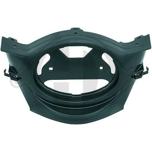 DIEDERICHS 6660041 - Halter, Kühlergitter
