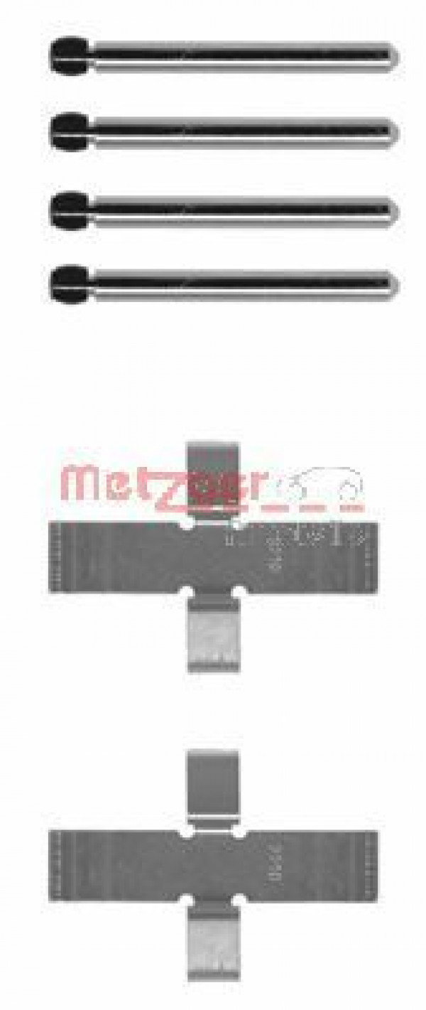 METZGER 109-0902 - Zubehörsatz, Scheibenbremsbelag
