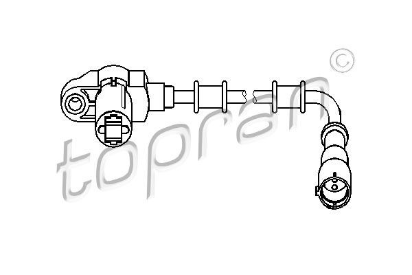 TOPRAN 207447 - Sensor, Raddrehzahl