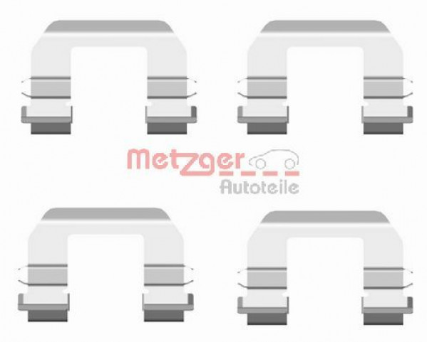 METZGER 109-1693 - Zubehörsatz, Scheibenbremsbelag