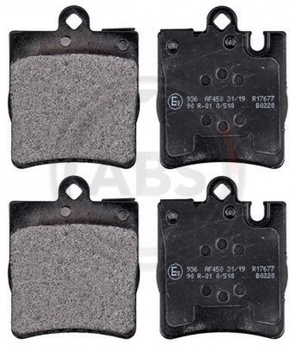 A.B.S. 37022 - Bremsbelagsatz, Scheibenbremse