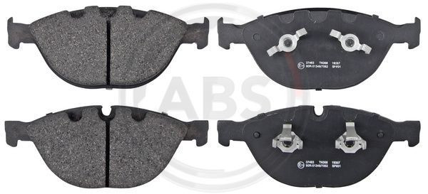 A.B.S. 37463 - Bremsbelagsatz, Scheibenbremse