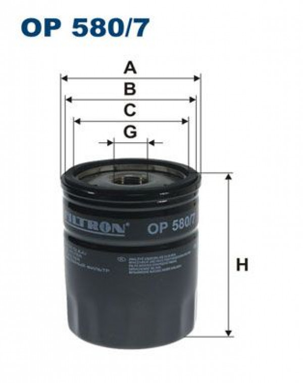 FILTRON OP580/7 - Ölfilter