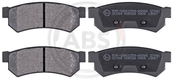 A.B.S. 37991 - Bremsbelagsatz, Scheibenbremse