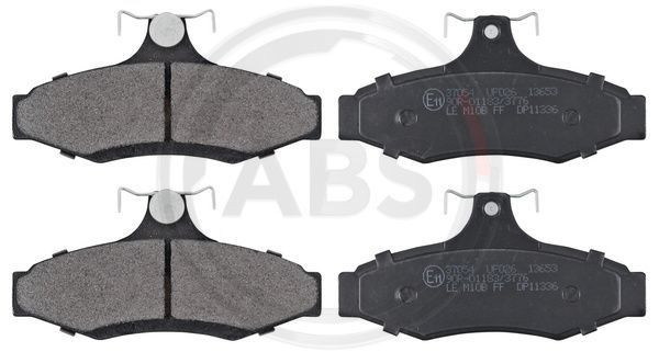 A.B.S. 37054 - Bremsbelagsatz, Scheibenbremse