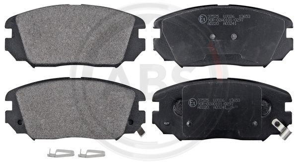A.B.S. 37525 - Bremsbelagsatz, Scheibenbremse