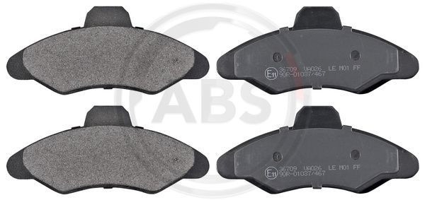 A.B.S. 36709 - Bremsbelagsatz, Scheibenbremse