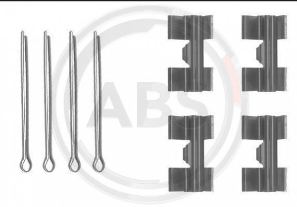 A.B.S. 0969Q - Zubehörsatz, Scheibenbremsbelag