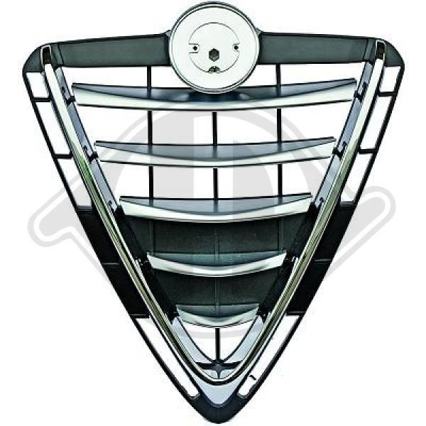 DIEDERICHS 3042140 - Kühlergitter