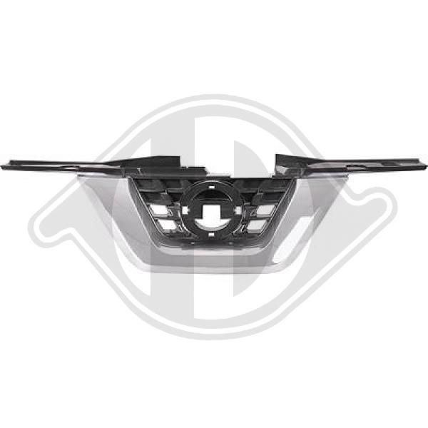 DIEDERICHS 6075140 - Kühlergitter