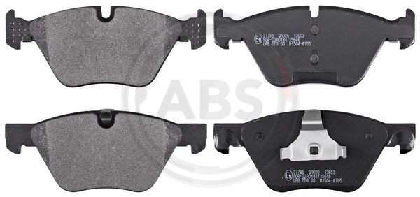 A.B.S. 37786 - Bremsbelagsatz, Scheibenbremse