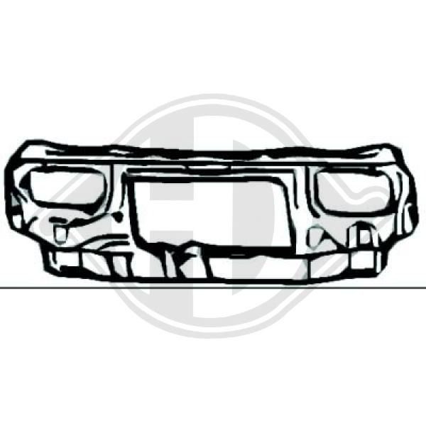DIEDERICHS 5612002 - Frontverkleidung
