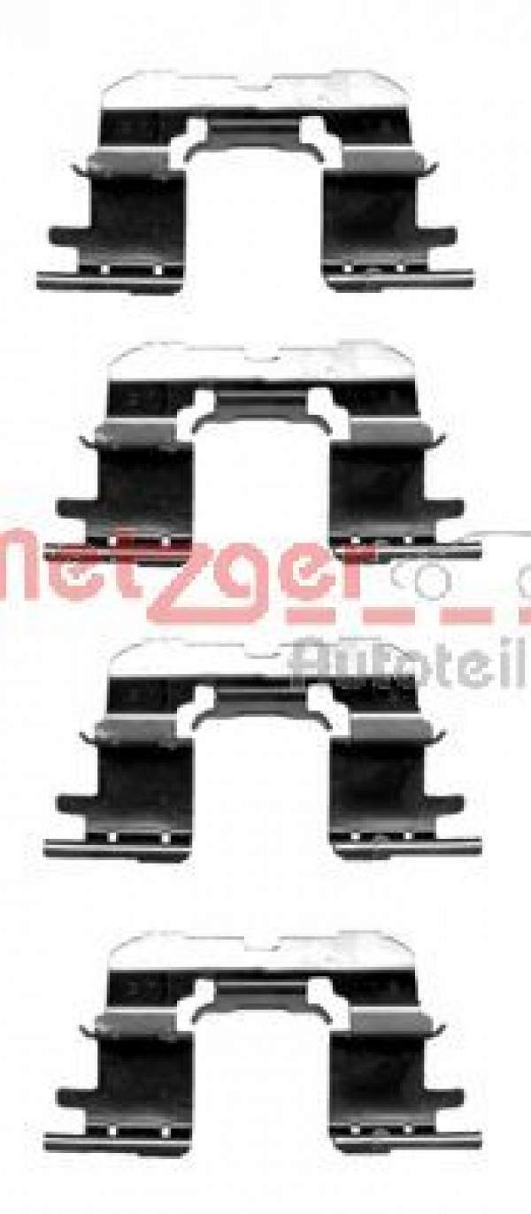METZGER 109-1227 - Zubehörsatz, Scheibenbremsbelag