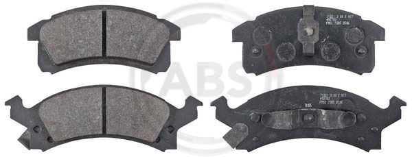 A.B.S. 38506 - Bremsbelagsatz, Scheibenbremse