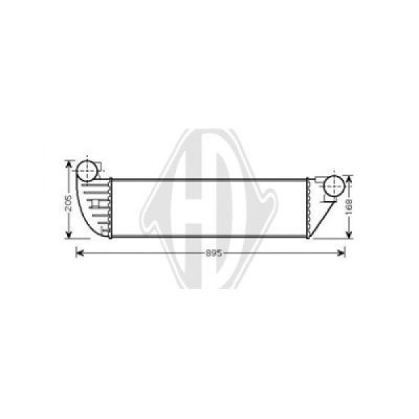 DIEDERICHS DCA1090 - Ladeluftkühler