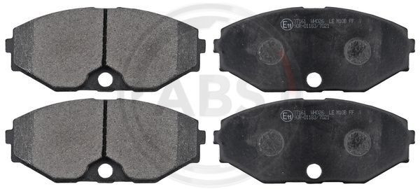 A.B.S. 37161 - Bremsbelagsatz, Scheibenbremse