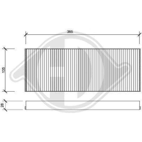 DIEDERICHS DCI0117 - Filter, Innenraumluft