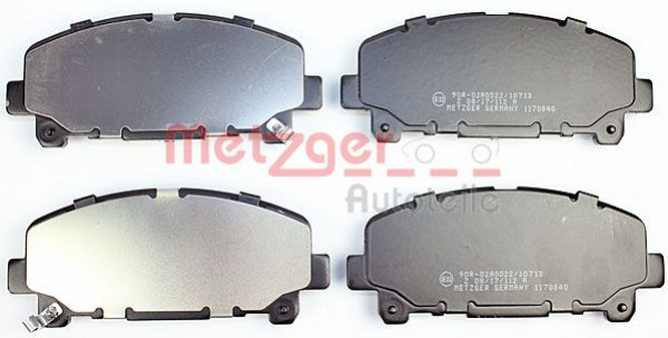 METZGER 1170840 - Bremsbelagsatz, Scheibenbremse
