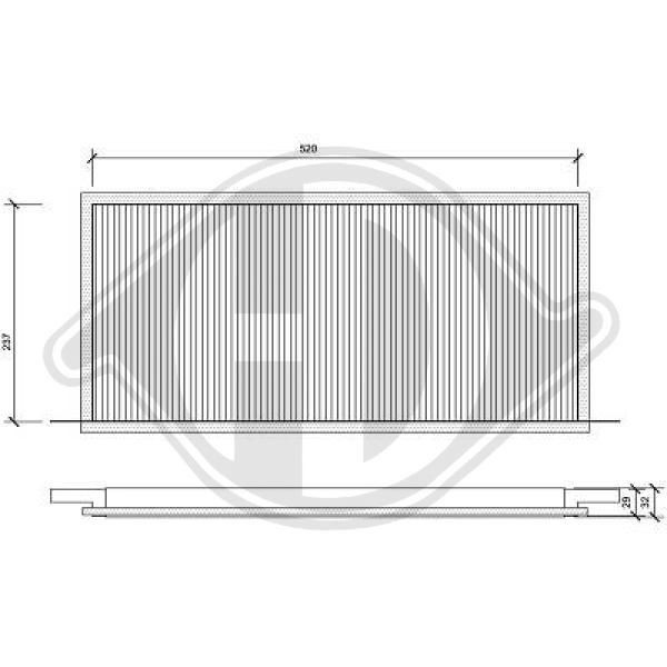 DIEDERICHS DCI1085 - Filter, Innenraumluft