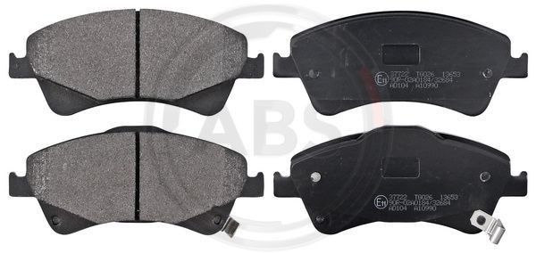 A.B.S. 37722 - Bremsbelagsatz, Scheibenbremse