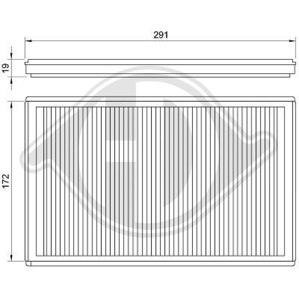 DIEDERICHS DCI1017 - Filter, Innenraumluft