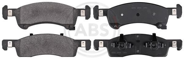 A.B.S. 38934 - Bremsbelagsatz, Scheibenbremse