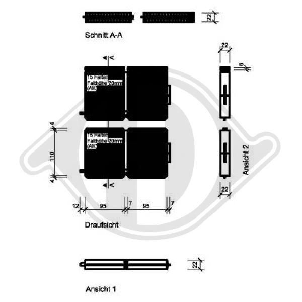 DIEDERICHS DCI1811S - Filter, Innenraumluft