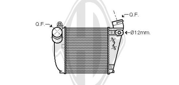 DIEDERICHS DCA1038 - Ladeluftkühler