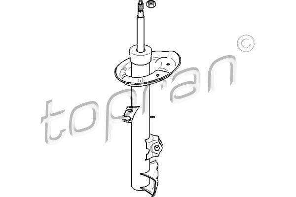 TOPRAN 501621 - Stoßdämpfer