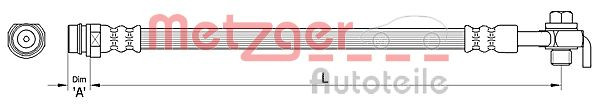 METZGER 4111038 - Bremsschlauch