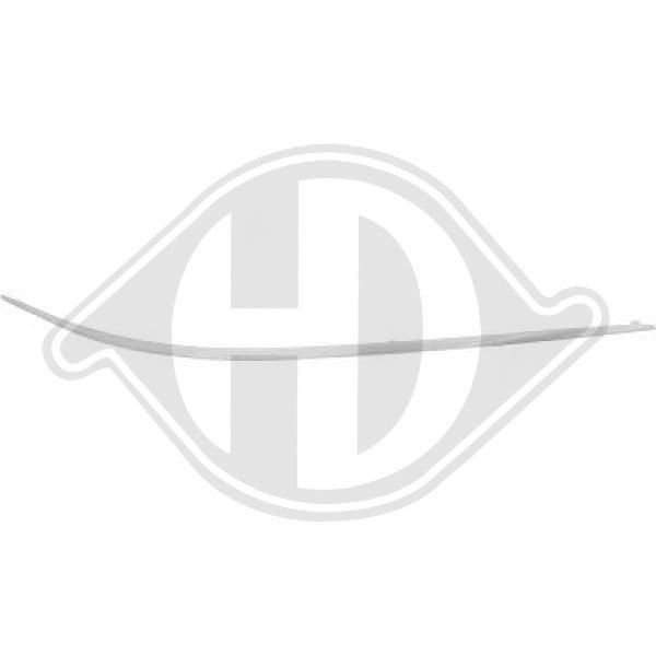 DIEDERICHS 1626064 - Zier-/Schutzleiste, Stoßfänger