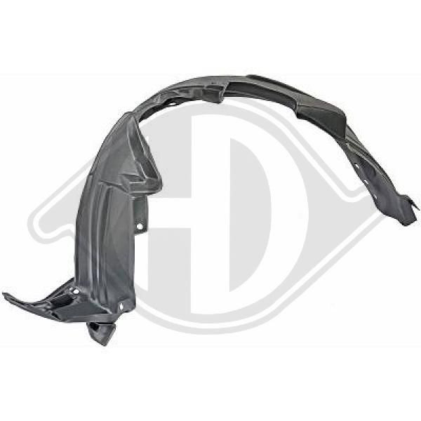 DIEDERICHS 5210009 - Verkleidung, Radhaus