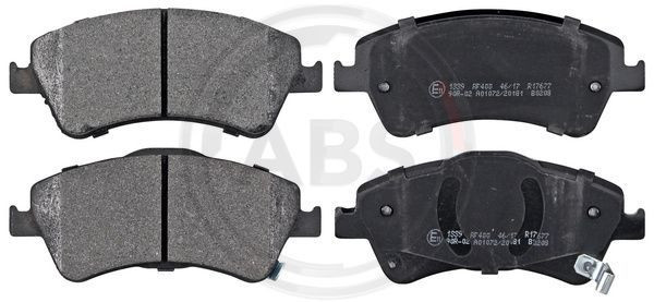 A.B.S. 37615 - Bremsbelagsatz, Scheibenbremse