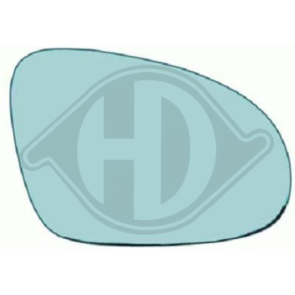 DIEDERICHS 2214326 - Spiegelglas, Außenspiegel